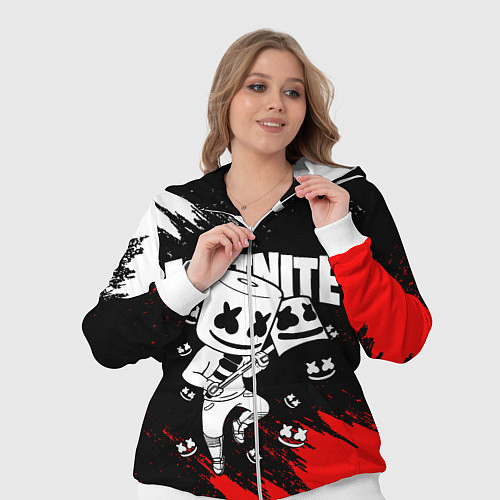 Женский костюм FORTNITE x MARSHMELLO / 3D-Белый – фото 3