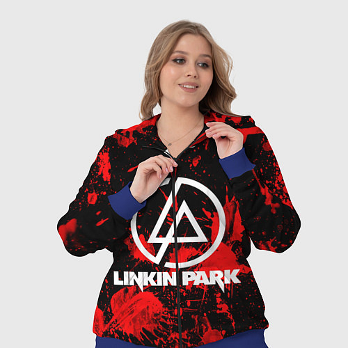 Женский костюм Linkin Park / 3D-Синий – фото 3