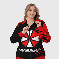 Женский 3D-костюм Umbrella Corporation, цвет: 3D-красный — фото 2