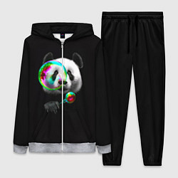 Женский 3D-костюм Панда и мыльный пузырь, цвет: 3D-меланж