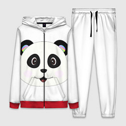 Женский 3D-костюм Panda, цвет: 3D-красный