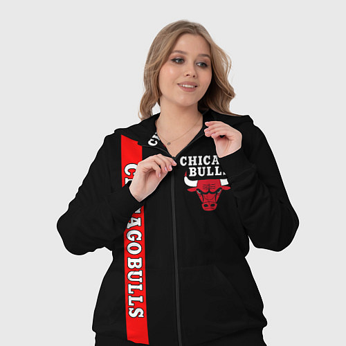 Женский костюм CHICAGO BULLS / 3D-Черный – фото 3