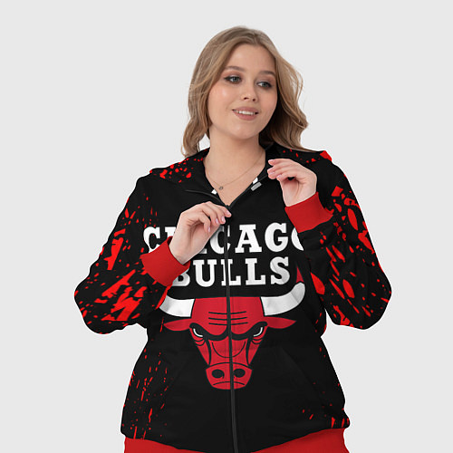 Женский костюм CHICAGO BULLS / 3D-Красный – фото 3