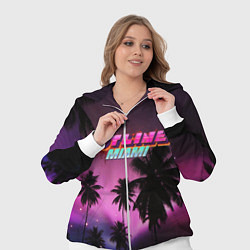 Женский 3D-костюм HOTLINE MIAMI, цвет: 3D-белый — фото 2