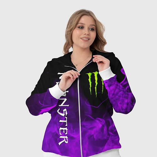 Женский костюм MONSTER ENERGY / 3D-Белый – фото 3