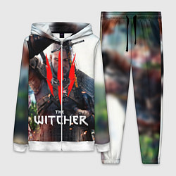 Женский 3D-костюм The Witcher, цвет: 3D-белый