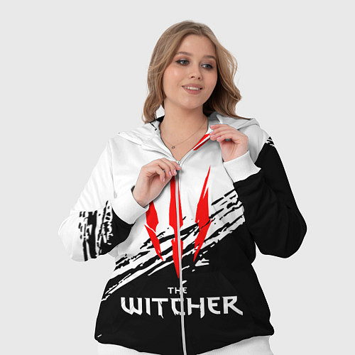 Женский костюм The Witcher / 3D-Белый – фото 3