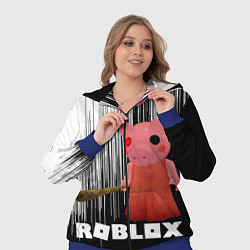 Женский 3D-костюм Roblox Piggy, цвет: 3D-синий — фото 2