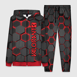 Женский 3D-костюм Valorant, цвет: 3D-красный