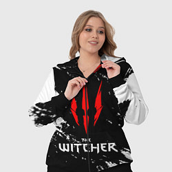 Женский 3D-костюм The Witcher, цвет: 3D-черный — фото 2
