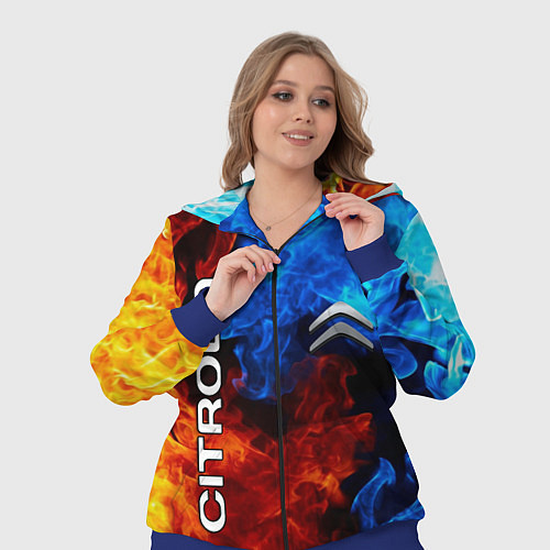 Женский костюм CITROEN / 3D-Синий – фото 3