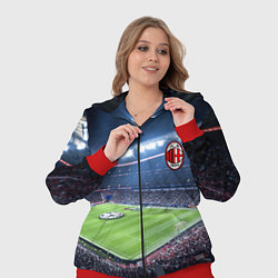 Женский 3D-костюм FC MILAN, цвет: 3D-красный — фото 2