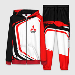 Женский 3D-костюм Mitsubishi EVO Uniform, цвет: 3D-красный