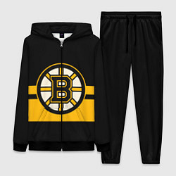 Женский 3D-костюм BOSTON BRUINS NHL, цвет: 3D-черный