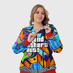 Женский 3D-костюм GTA, цвет: 3D-красный — фото 2