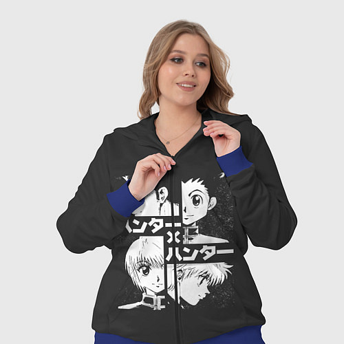 Женский костюм Hunter x Hunter / 3D-Синий – фото 3