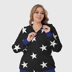 Женский 3D-костюм Звёзды, цвет: 3D-синий — фото 2