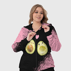 Женский 3D-костюм Авокадо, цвет: 3D-черный — фото 2