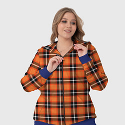 Женский 3D-костюм Шотландская клетка, цвет: 3D-синий — фото 2