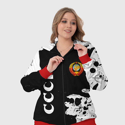 Женский костюм СССР USSR / 3D-Красный – фото 3