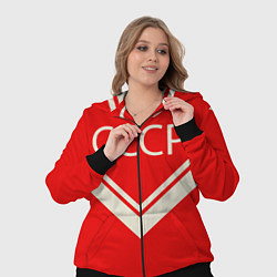 Женский 3D-костюм СССР хоккейная форма, цвет: 3D-черный — фото 2
