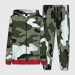 Женский 3D-костюм Camouflage 2, цвет: 3D-красный