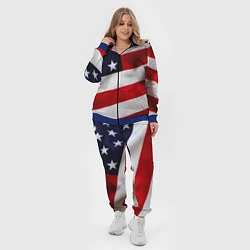 Женский 3D-костюм США USA, цвет: 3D-синий — фото 2