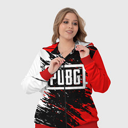 Женский 3D-костюм PUBG, цвет: 3D-красный — фото 2