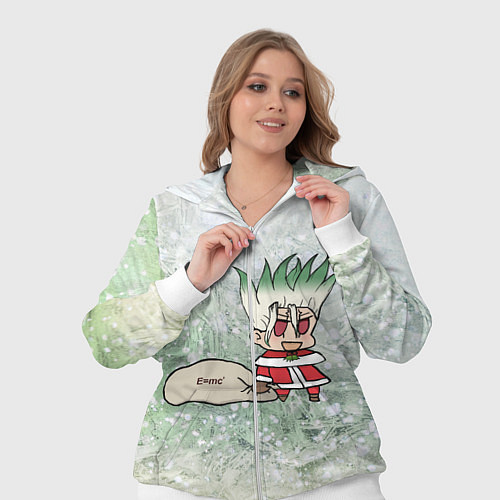 Женский костюм Доктор Стоун новогодний / 3D-Белый – фото 3