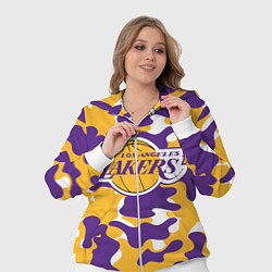 Женский 3D-костюм LA LAKERS ЛЕЙКЕРС, цвет: 3D-белый — фото 2