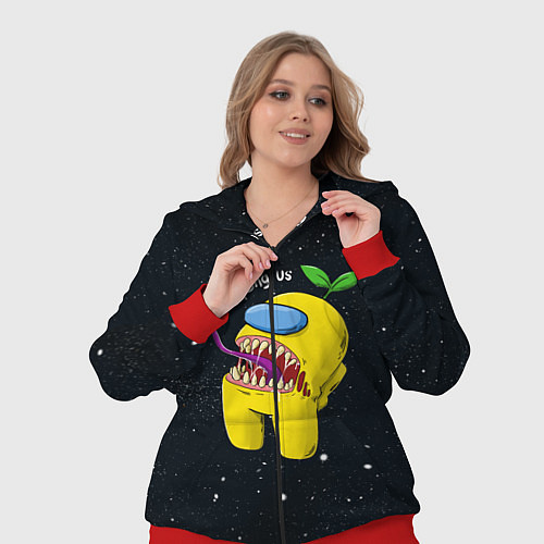 Женский костюм AMONG US / 3D-Красный – фото 3