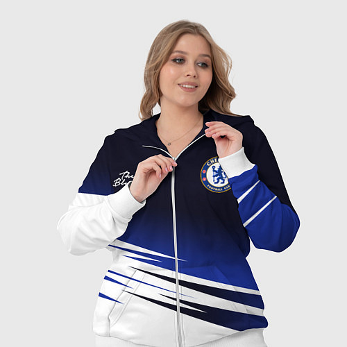 Женский костюм CHELSEA разминочная 1920 / 3D-Белый – фото 3