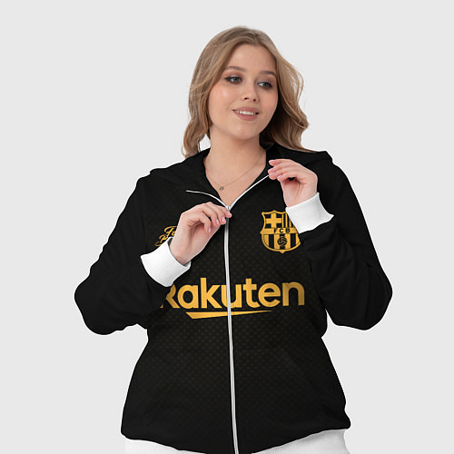 Женский костюм BARCELONA выездная сезон 2021 / 3D-Белый – фото 3