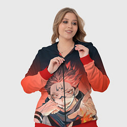 Женский 3D-костюм Магическая битва, цвет: 3D-красный — фото 2