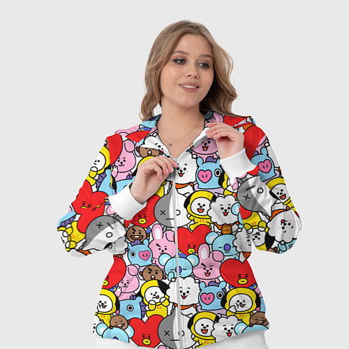 Женский костюм BT21 BTS / 3D-Белый – фото 3