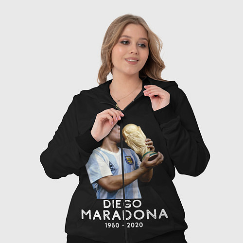Женский костюм Diego Maradona / 3D-Черный – фото 3