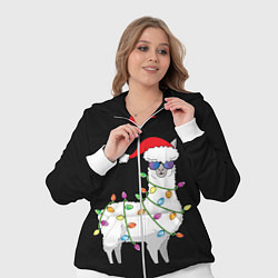 Женский 3D-костюм Рождественская Лама, цвет: 3D-белый — фото 2