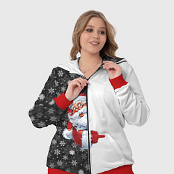 Женский 3D-костюм Дедушка Мороз, цвет: 3D-красный — фото 2