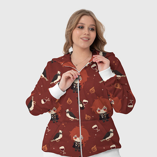 Женский костюм Genshin Impact / 3D-Белый – фото 3