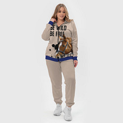 Женский 3D-костюм Be wild be free, цвет: 3D-синий — фото 2