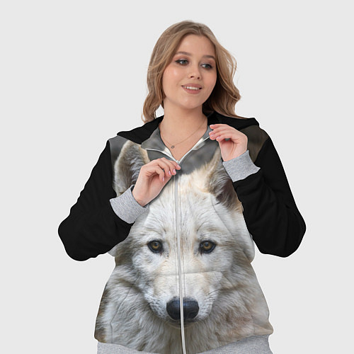 Женский костюм Волк / 3D-Меланж – фото 3