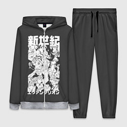 Женский 3D-костюм Евангилион, цвет: 3D-меланж