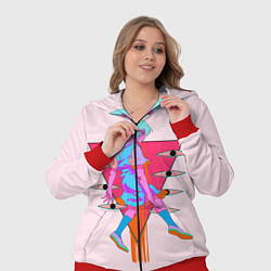 Женский 3D-костюм Евангилион, цвет: 3D-красный — фото 2