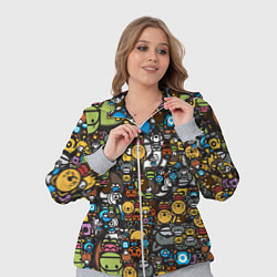 Женский 3D-костюм АНИМЕ СМАЙЛЫ, цвет: 3D-меланж — фото 2