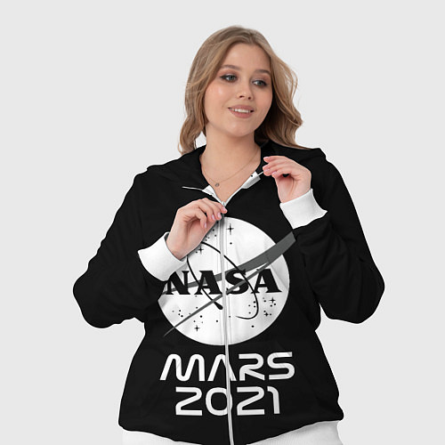 Женский костюм NASA Perseverance / 3D-Белый – фото 3