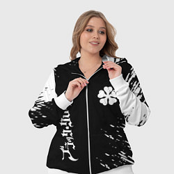 Женский 3D-костюм Черный клевер, цвет: 3D-белый — фото 2