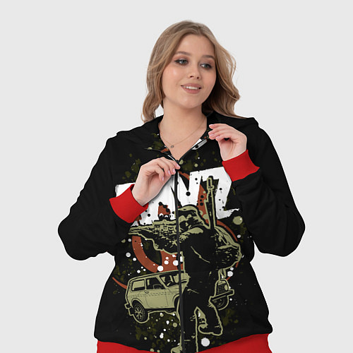 Женский костюм DayZ / 3D-Красный – фото 3