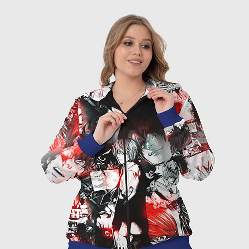 Женский костюм ТЕТРАДЬ СМЕРТИ / 3D-Синий – фото 3