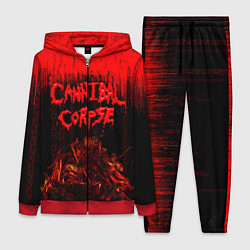 Женский 3D-костюм CANNIBAL CORPSE, цвет: 3D-красный