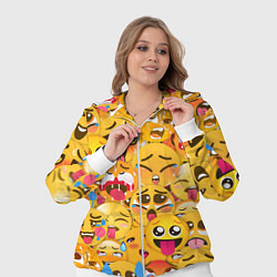Женский 3D-костюм AHEGAO EMOJI, цвет: 3D-белый — фото 2